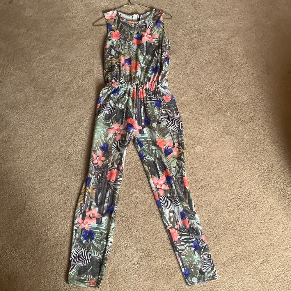 Floral jumpsuit